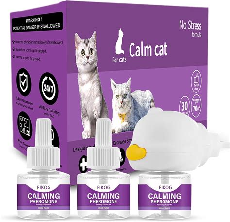 Amazon Cat Pheromones Calming Diffuser 60 Days Refill Enhanced 3