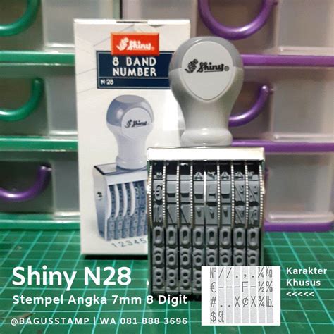 Stempel Angka Manual Digit Mm Shiny N N Lazada Indonesia