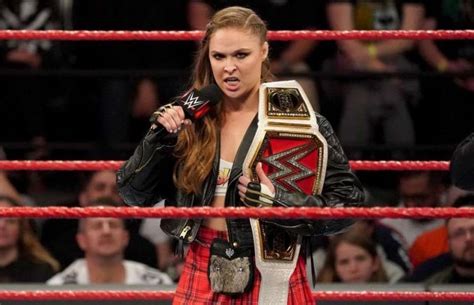 Wwe News Ronda Rousey Takes A Shot At Wwe During Espn Interview