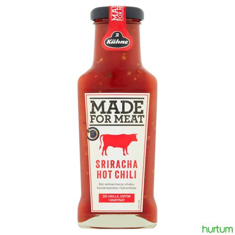 Kühne Made For Meat Sriracha Hot Chili Sos ml w Hurtum pl