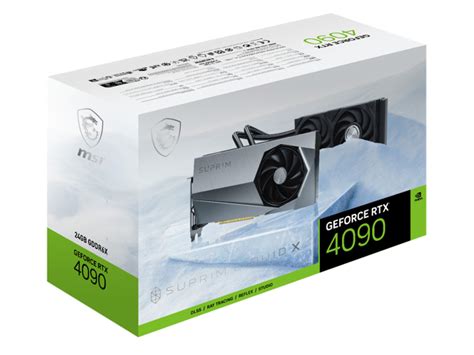 MSI Suprim Liquid X 24G GeForce RTX 4090 Graphics Card PCIe 4.0 24GB ...