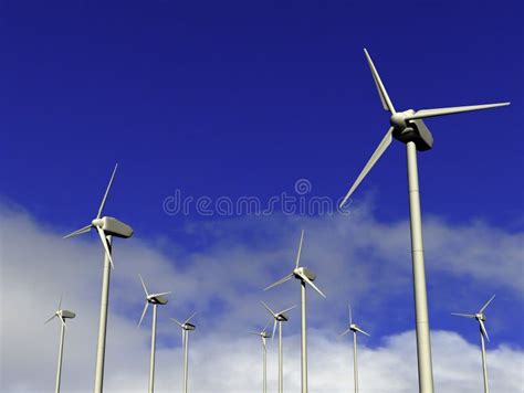 Turbinas De Viento Del Vector Stock De Ilustración Ilustración De Desarrollo Ambiental 16016075