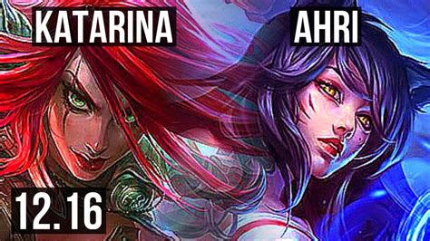 Katarina Vs Ahri Mid 10 0 4 1 5m Mastery Legendary 400 Games