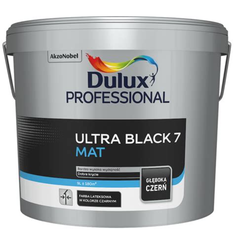 Dulux Professional Ultra Black 7 Czarna Farba Lateksowa