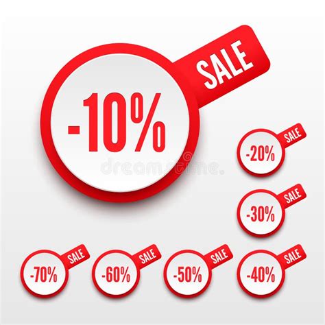 Discount Labels Stock Vector Illustration Of Discount