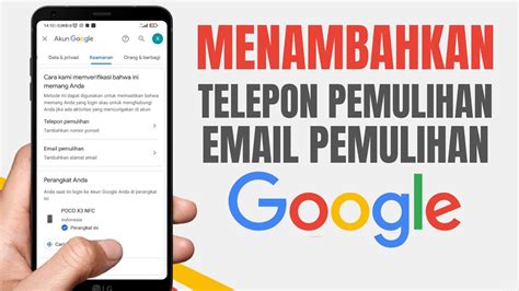 Cara Menambahkan Atau Mengganti Nomor Telepon Di Akun Google Youtube