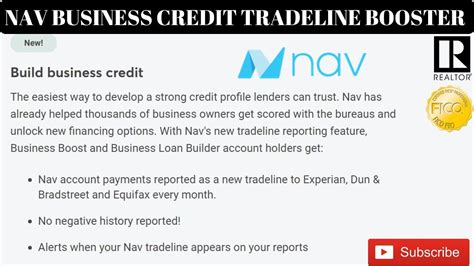 Its Officially Live The New Nav Business Credit Tradeline Booster