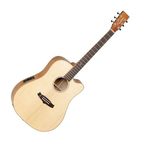 DISC Tanglewood TWJDCE KOA Java Exotic Dreadnought Electro Acoustic