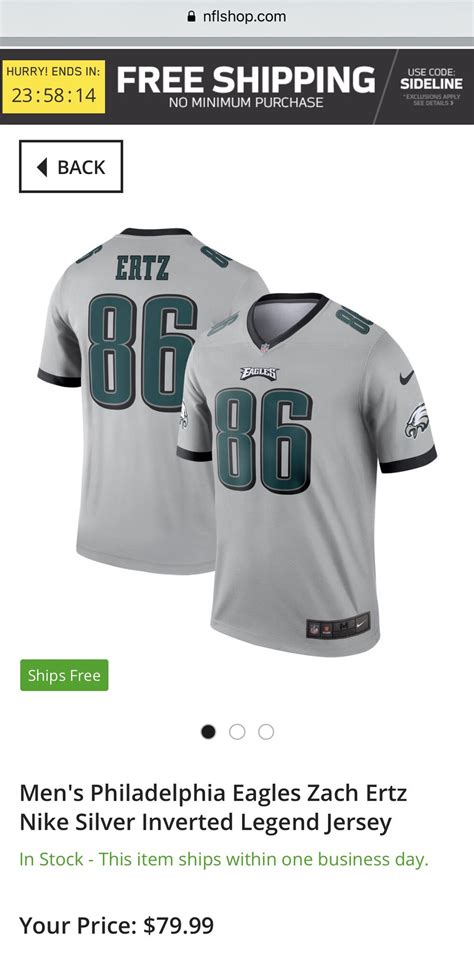 New silver color rush jersey? : r/eagles