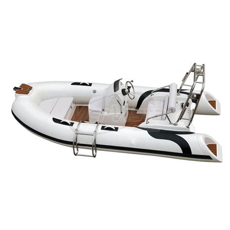 Ce Certificate Semi Rigid Luxury Fiberglass Hull Hypalon Pvc Rib