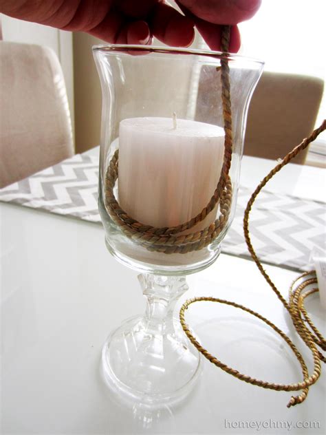 DIY Candle Holders - Homey Oh My