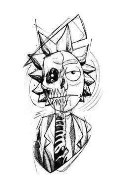 Fotos De Wender Kevil Em Digital Art Work B Rick And Morty Drawing