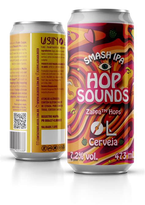 Inspirada em Zappa cervejaria ØL Beer lança cerveja Hop Sounds