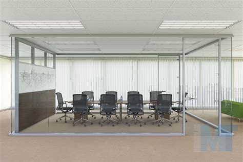 Frameless Glass Sliding Doors For Modular Office Partitions