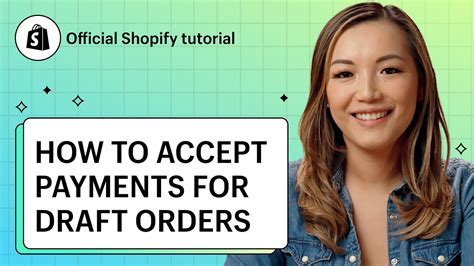 How To Accept Payments For Draft Orders Shopify Help Center YouTube