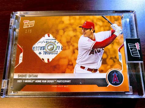 Topps Now 大谷翔平 初マルチホームラン4ヒット記念サインカード の落札情報詳細 ヤフオク落札価格情報 オークフリー