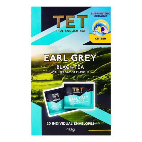 Чай черный с ароматом бергамота Earl Grey TET к/у 20х2г TET ...