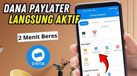 Menit Beres Cara Aktifkan Dana Paylater Youtube