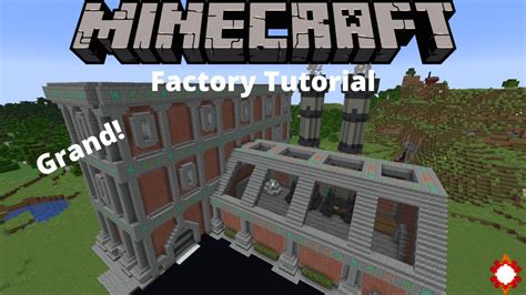 Minecraft How To Build A Factory Tutorial Youtube