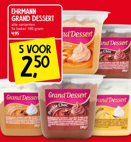 Ehrmann Toetje Folder Aanbieding Bij Jan Linders Details