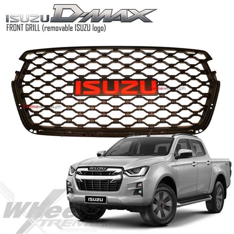 Isuzu Dmax 2020 2021 Front Grill Matte Black Thailand Made Front Grille