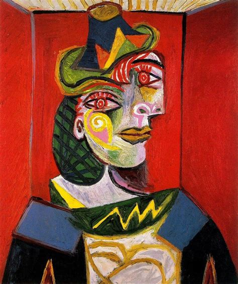 Portrait De Dora Maar By Pablo Picasso 1936 Pablo Picasso Art Picasso Portraits Picasso Art