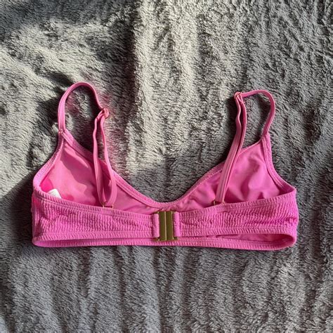 New Look Women S Pink Bikini And Tankini Tops Depop
