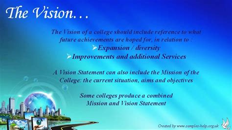 How To Write A College Vision Statement Youtube