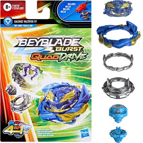 Beyblade Burst Quaddrive Salvage Valtryek V7 Spinning Top