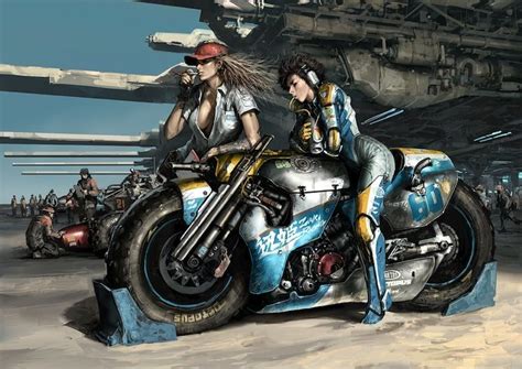 Motorcycle Art 4ever2wheels The Best Of The Web On Two Wheels Science Fiction Artwork