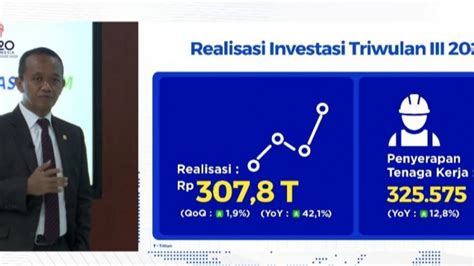 Realisasi Investasi Triwulan Iii Rp Triliun Terbesar Dari Pma