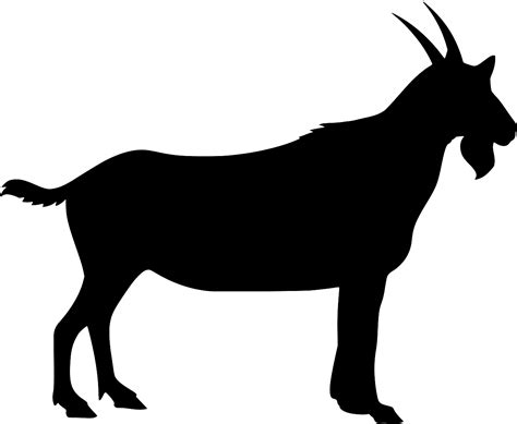 Goat Silhouette Svg