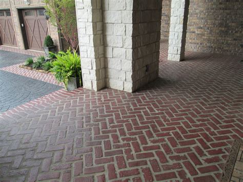 Stamped Concrete Brick Pattern Pattern Rjuuc Edu Np