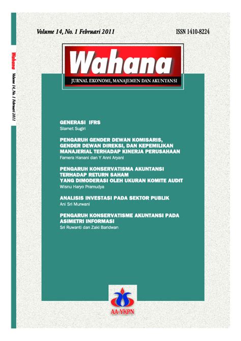 Pdf Pengaruh Gender Dewan Komisaris Gender Dewan Direksi Dan Kepemilikan Manajerial Terhadap