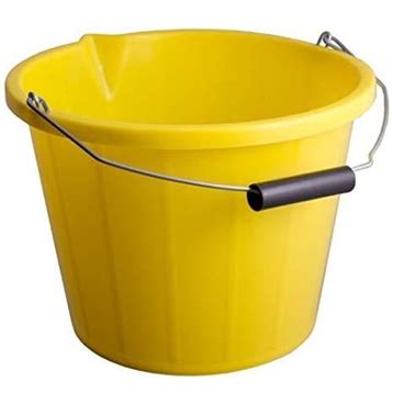 Contractors Builders Bucket Yellow Wessex Fixings