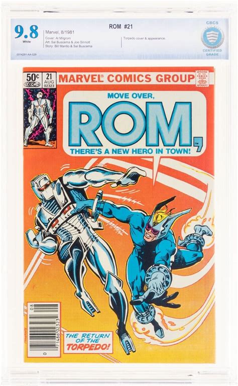 Rom Spaceknight Newsstand Cbcs Sal Buscema Art Marvel Comic