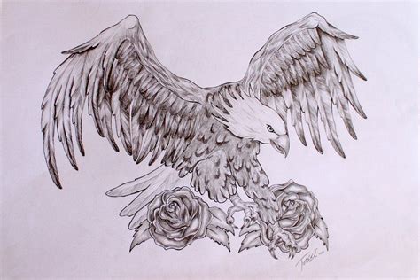 Eagle tattoo design by ThereseDrawings on deviantART | Eagle tattoos ...