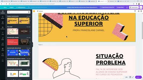 Como Fazer Slide No Canva Youtube