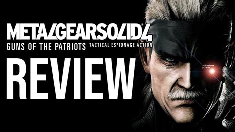 Metal Gear Solid 4 Guns Of The Patriots Review Youtube