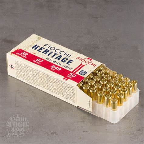 Cheap 32 Smith Wesson Long Ammo Bulk Fiocchi Full Metal Jacket FMJ