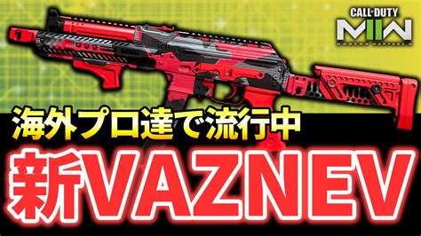 【海外プロで流行中】最強smg『vaznev 9k』の新カスタムが強い！【cod Mw2】 Youtube