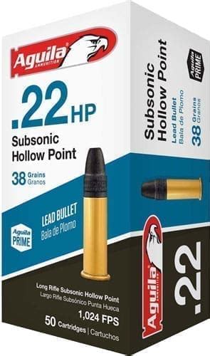 Aguila 22 Lr Subsonic 38gr Wtw Arms