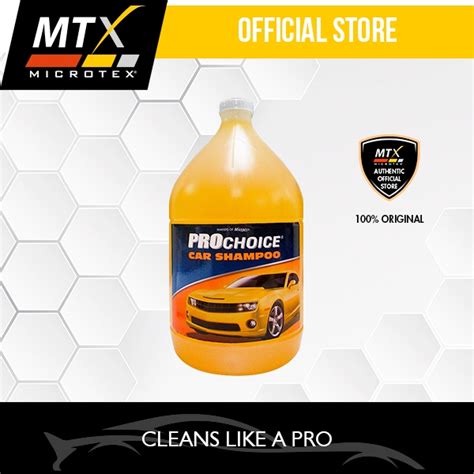 Microtex Prochoice Shampoo Gal Ph Neutral Liters Mtx Car Care