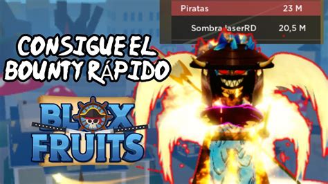 Como Subir De Bounty R Pido Blox Fruits Pvp Youtube