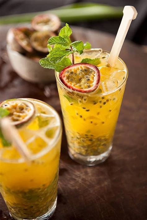 Mojito Passion Healthy Drinks Passion Fruit Mojito Recipes