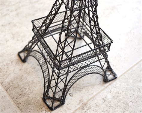 Large Eifel Tower Statue Black Metal Wire Eifel Tower Paris