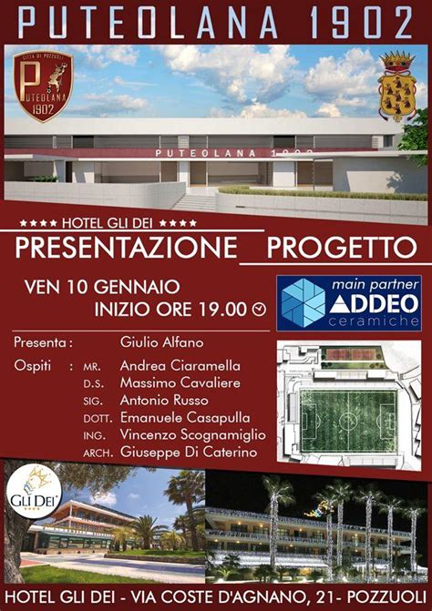 Domani La Presentazione Del Progetto Per Lo Stadio Della Puteolana