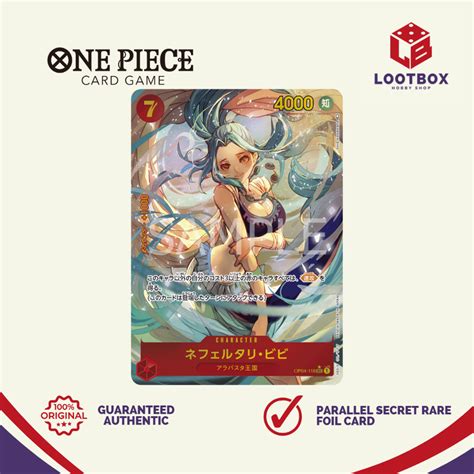 One Piece Card Game Op Nefeltari Vivi Parallel Secret Rare