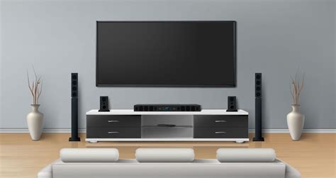 Sound System For The Living Room Apartment Or House