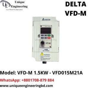 Delta Inverter 1 5KW VFD M Series VFD015M21A Price Unique